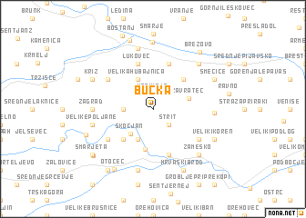 map of Bučka