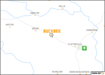 map of Buckbee