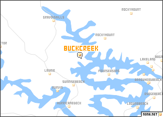 map of Buck Creek