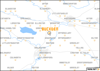 map of Buckden