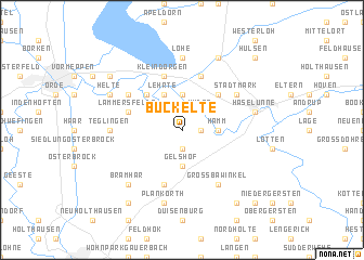 map of Bückelte