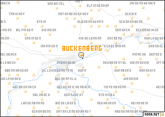 map of Buckenberg