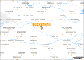 map of Buckenham