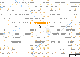 map of Buckenhofen