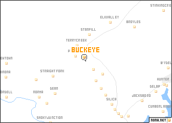 map of Buckeye