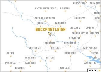 map of Buckfastleigh