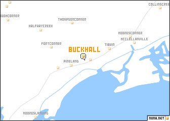 map of Buck Hall