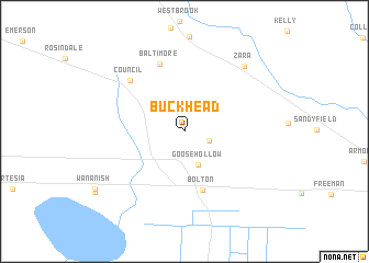 map of Buckhead