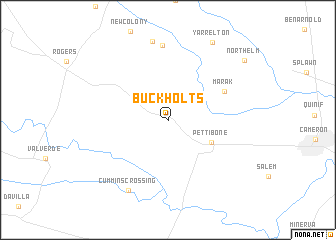 map of Buckholts