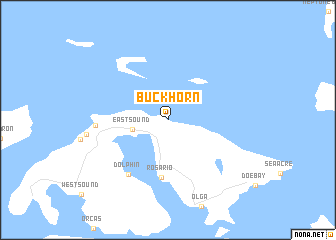 map of Buckhorn