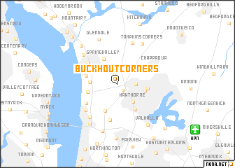 map of Buckhout Corners