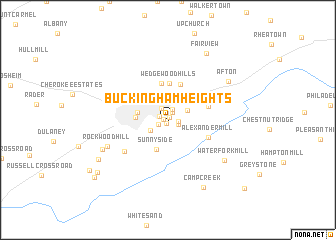 map of Buckingham Heights