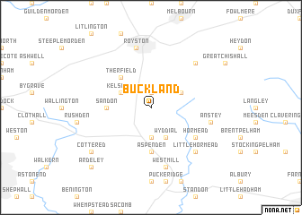 map of Buckland