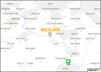 map of Buckland