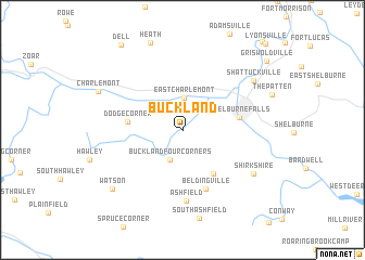 map of Buckland