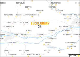 map of Bucklebury