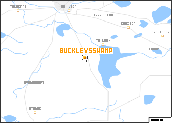 map of Buckleys Swamp