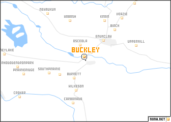 map of Buckley