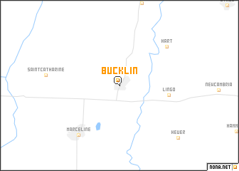map of Bucklin