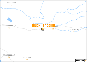 map of Buck Meadows