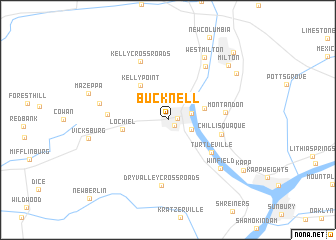 map of Bucknell