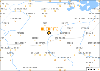 map of Bücknitz