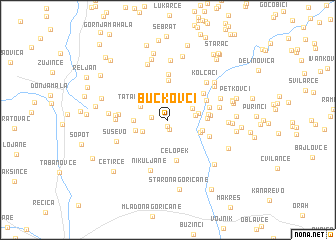 map of Bučkovci