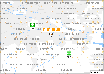 map of Buckow II