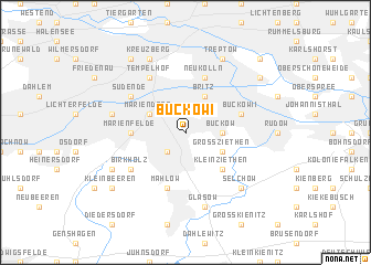 map of Buckow I