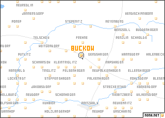 map of Buckow