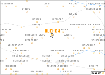 map of Buckow