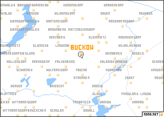 map of Buckow