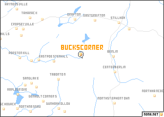 map of Bucks Corner