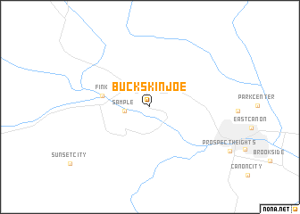 map of Buckskin Joe