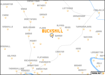 map of Bucks Mill