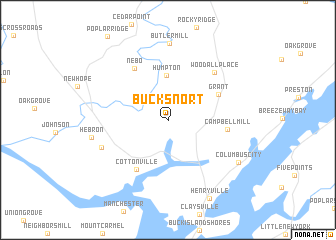 map of Bucksnort