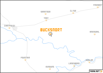 map of Bucksnort
