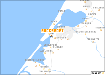 map of Bucksport