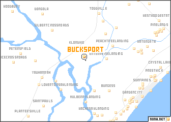 map of Bucksport