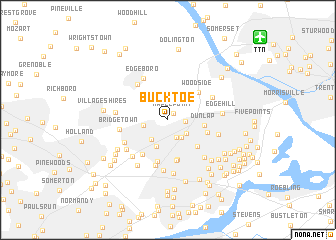 map of Bucktoe