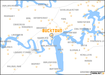 map of Bucktown