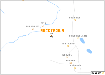 map of Buck Trails