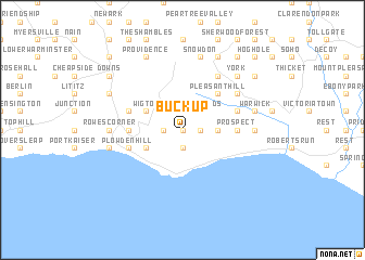 map of Buckup