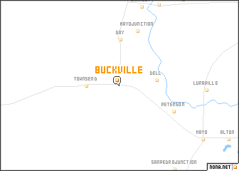 map of Buckville