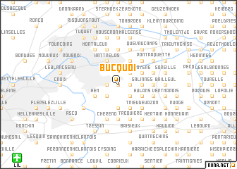 map of Bucquoi