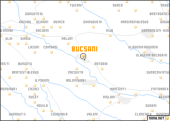 map of Bucşani