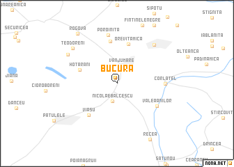 map of Bucura