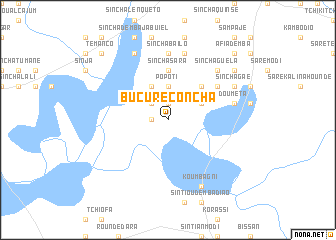 map of Bucuré Concha