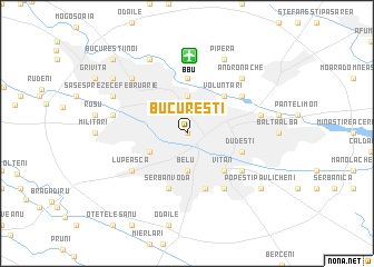 map of Bucureşti