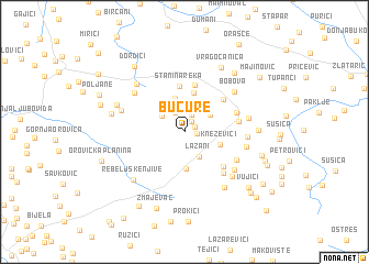 map of Bucure